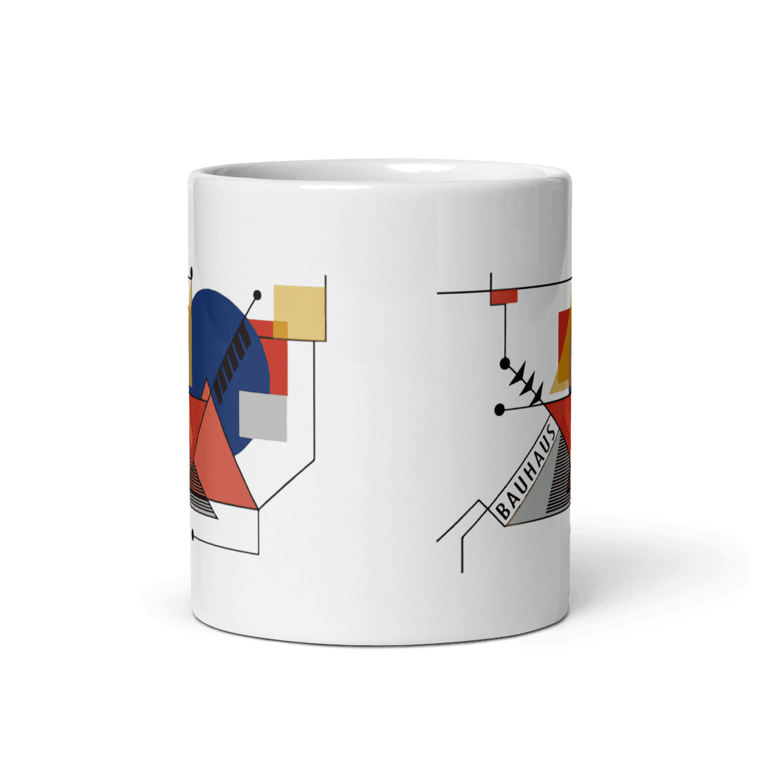 Walter Gropius Bauhaus Geometry Artwork Mug