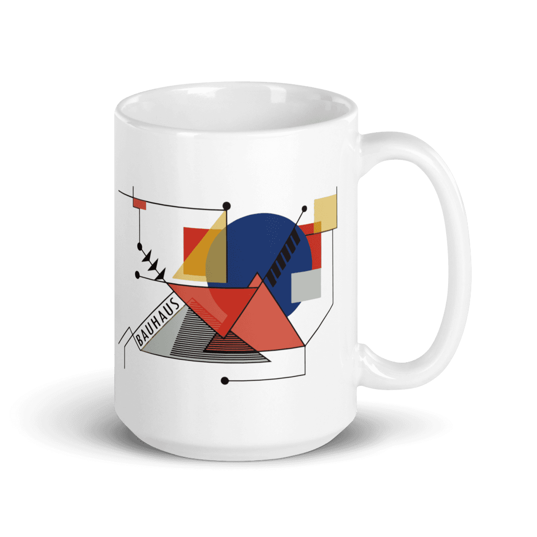 Walter Gropius Bauhaus Geometry Artwork Mug