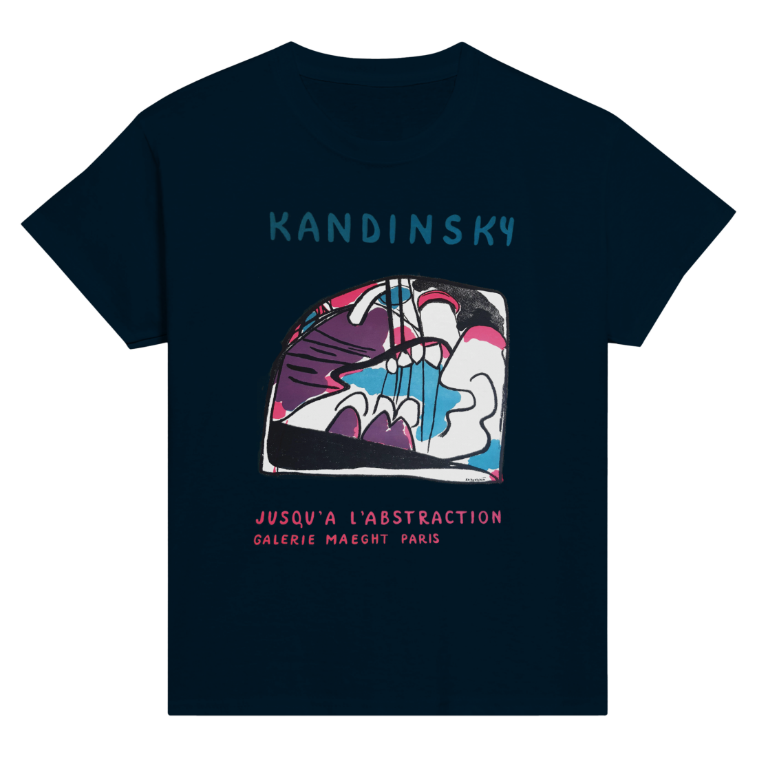 Wassily Kandinsky Jusqu'a L'abstraction 1960 Artwork T-Shirt