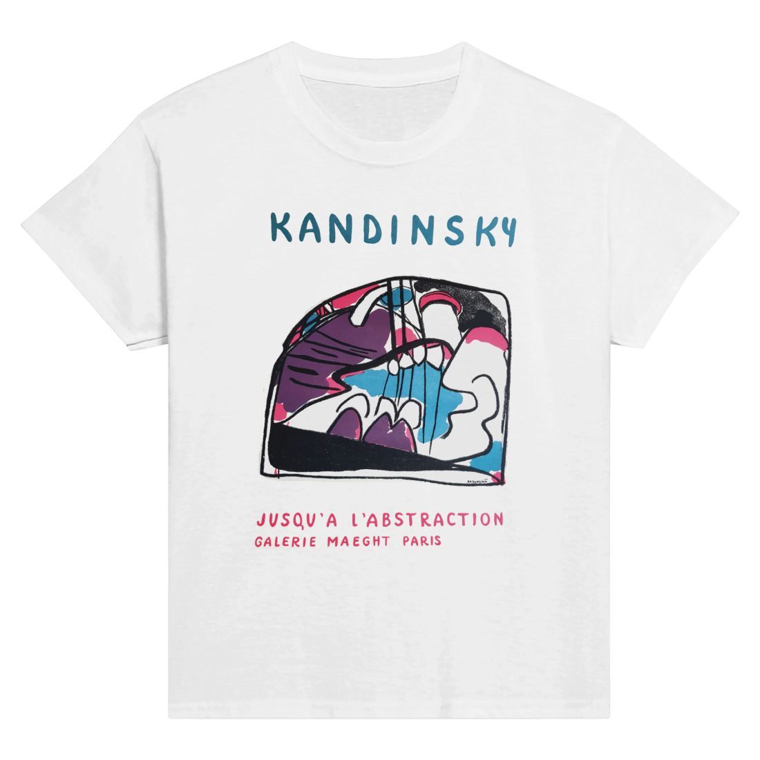 Wassily Kandinsky Jusqu'a L'abstraction 1960 Artwork T-Shirt
