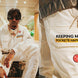 Happy Pockets Windbreaker Zip-Up Jacket (White)