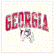 University of Georgia - Georgia Bulldogs Logo White T-Shirt