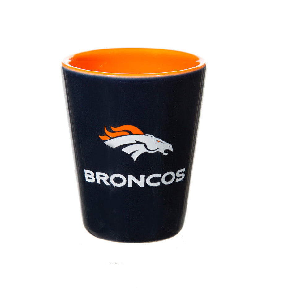 NFL Denver Broncos - Glass and Ceramic Shot Glass Set