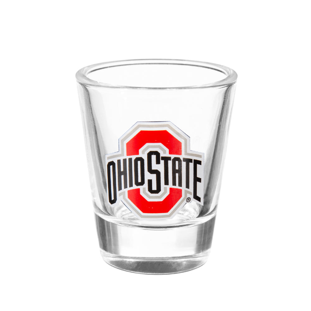 NCAA University of Ohio State - Glass and Ceramic Shot Glass Set