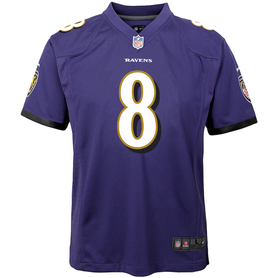 Baltimore Ravens - NFL Jackson Lamar Nike Youth Jersey