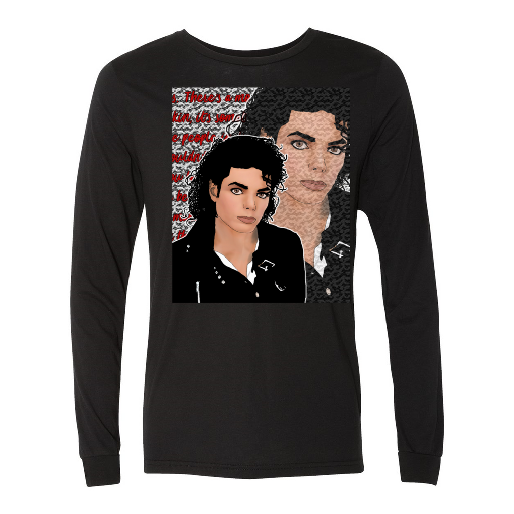 Kimante Michael JacksonLong Sleeve JerseyTee - Kimante Discounted Fashionionable clothing 