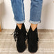 Legend Women's Fringe Cowboy Western Ankle Boots