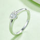 Moissanite 925 Sterling Silver Solitaire Ring
