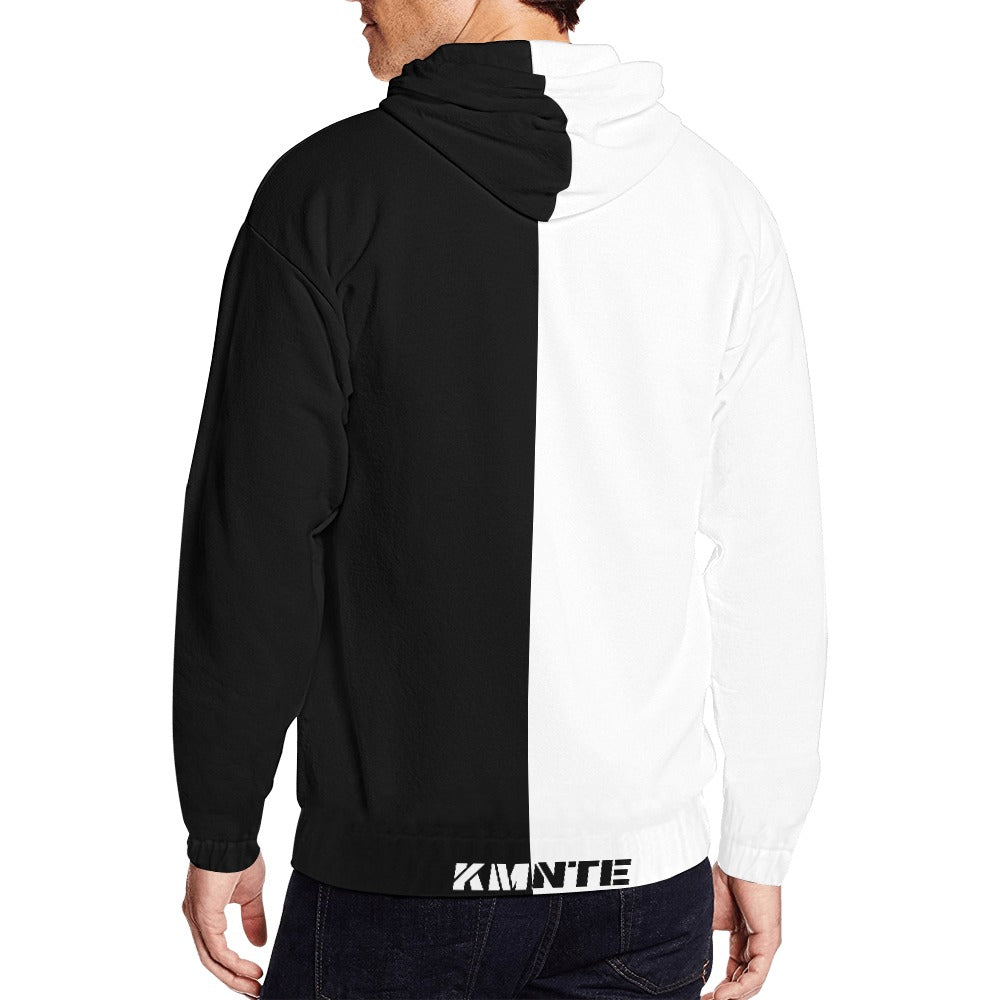 Kimante's Belly Men's All Over Print Full Zip Hoodie Jacket