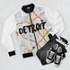 Detroit Kimante White AOP Bomber Jacket