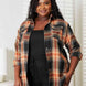 Double Take Plaid Dropped Shoulder Shirt