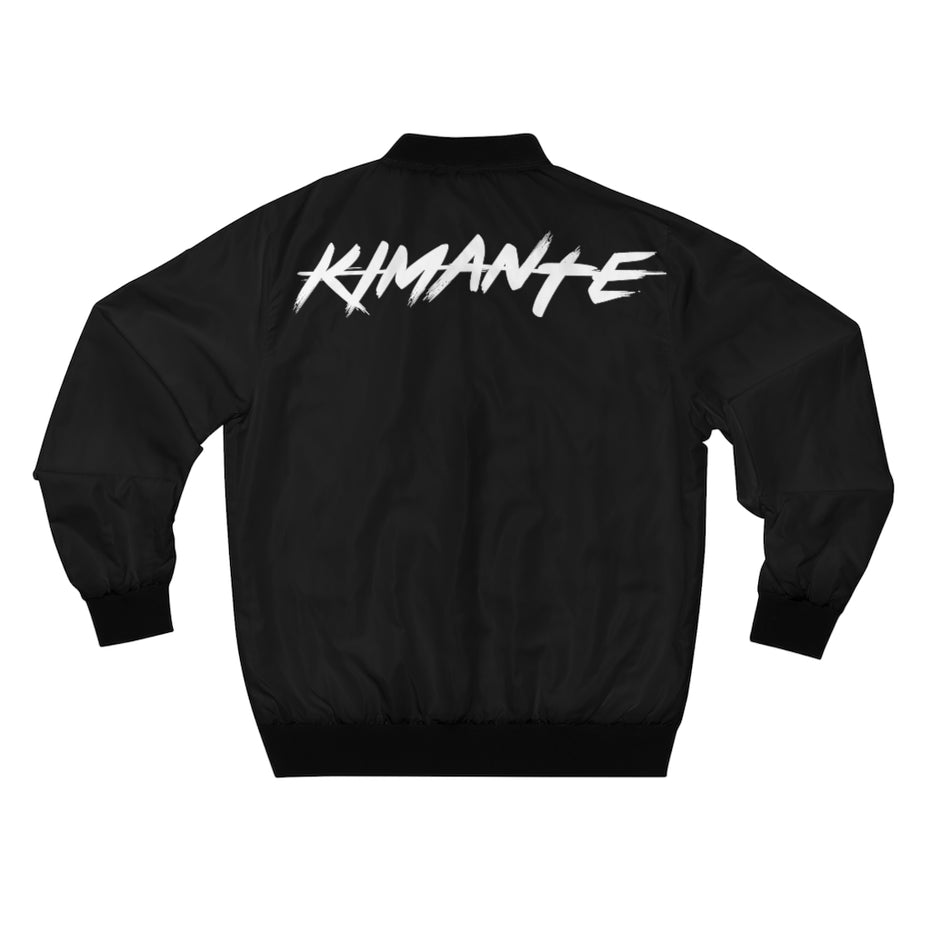 Atlanta Kimante All Black Black Sleeves AOP Bomber Jacket