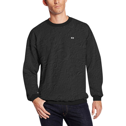 Kimante Logo Print Fuzzy Sweatshirt