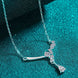 1 Carat Moissanite 925 Sterling Silver Necklace
