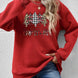 MERRY CHRISTMAS Round Neck Long Sleeve Sweatshirt