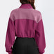 Contrast Drawstring Zip Up Jacket