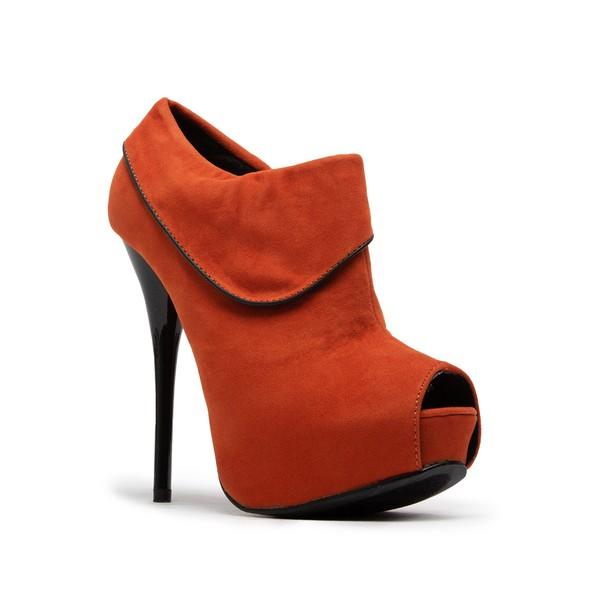 Qupid Peep Toe High Heel Ankle Bootie Shoes by Sensual Fashion Boutique