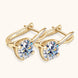 4 Carat Moissanite 925 Sterling Silver Earrings