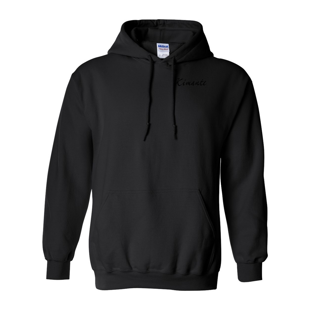 Kimante Black Logo Hooded Sweatshirt - Kimante Discounted Fashionionable clothing 