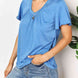 Double Take Ruched V-Neck Short Sleeve T-Shirt