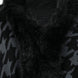 Houndstooth Fringe Hem Poncho