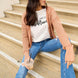 Simply Love Full Size MAYBE SHE'S A WILDFLOWER Short Sleeve T-Shirt