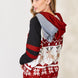 Double Take Full Size Christmas Drawstring Long Sleeve Hoodie