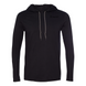 Kimante Black Logo Long Sleeve Hooded T-Shirt - Kimante Discounted Fashionionable clothing 