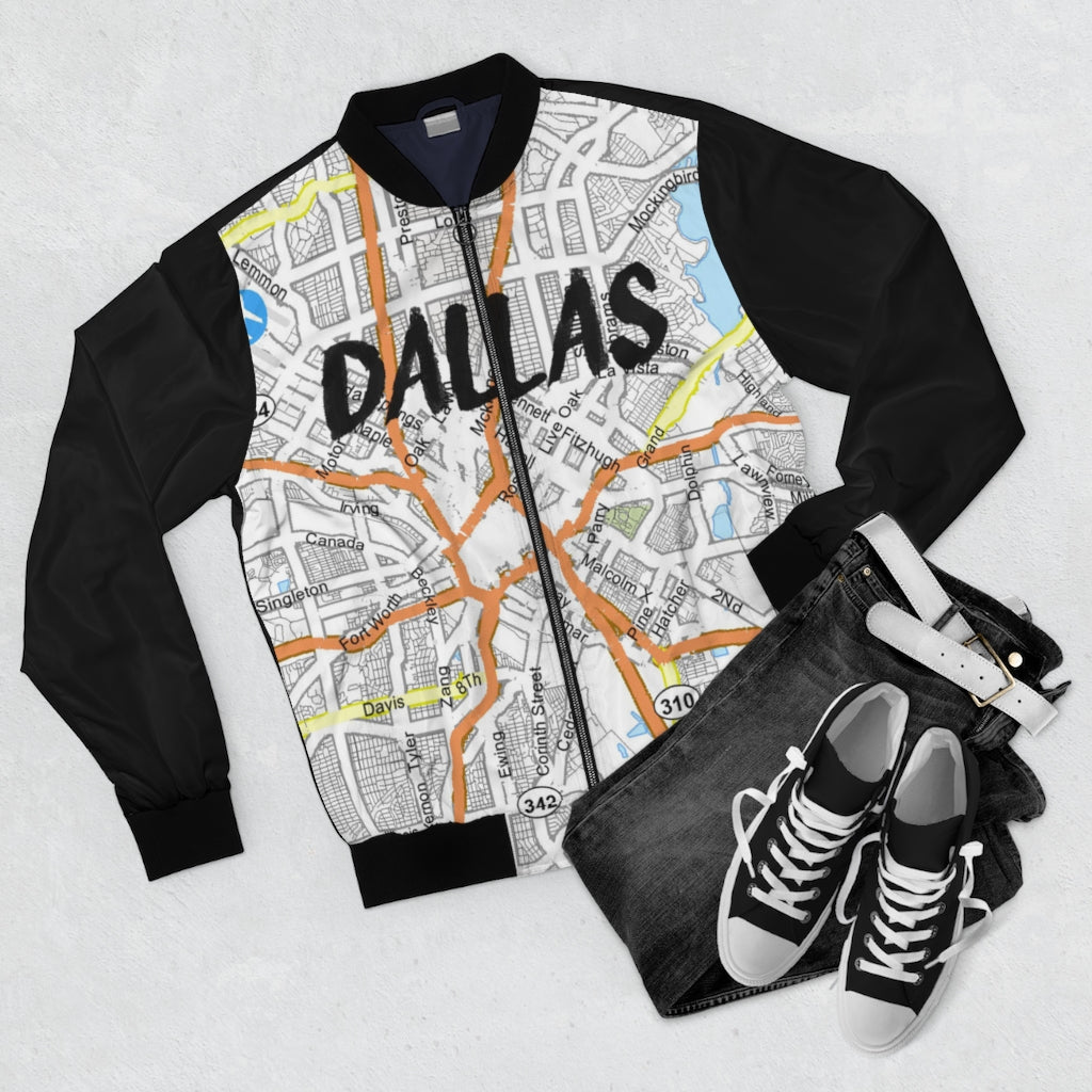 Dallas Kimante Black AOP Bomber Jacket