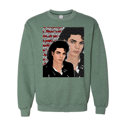 Kimante Michael Jackson Crewneck Sweatshirt - Kimante Discounted Fashionionable clothing 