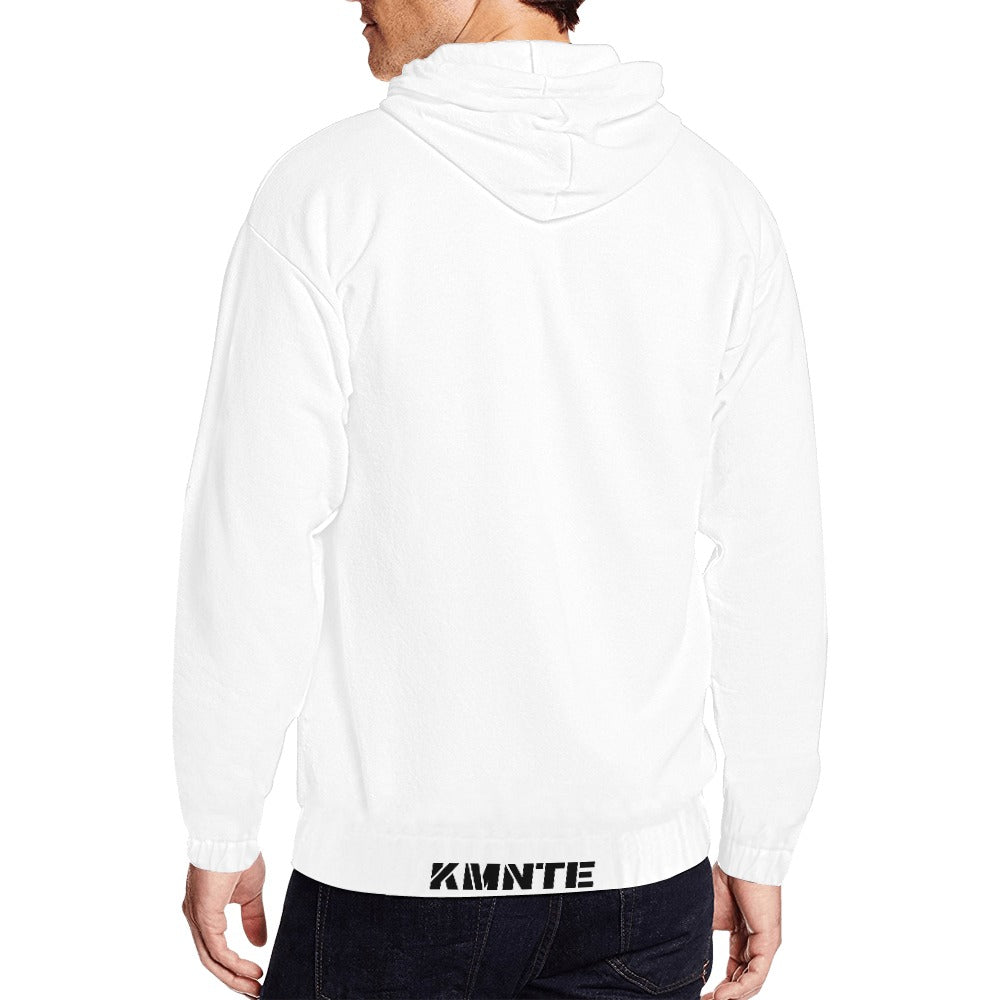 Kimante's Belly Men's All Over Print Full Zip Hoodie Jacket