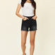 Judy Blue Full Size Tummy Control Fray Hem Shorts