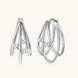 Moissanite 925 Sterling Silver Layered Earrings