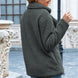 Full Size Lapel Collar Sherpa Coat