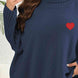 Plus Size Turtle Neck Long Sleeve Sweater