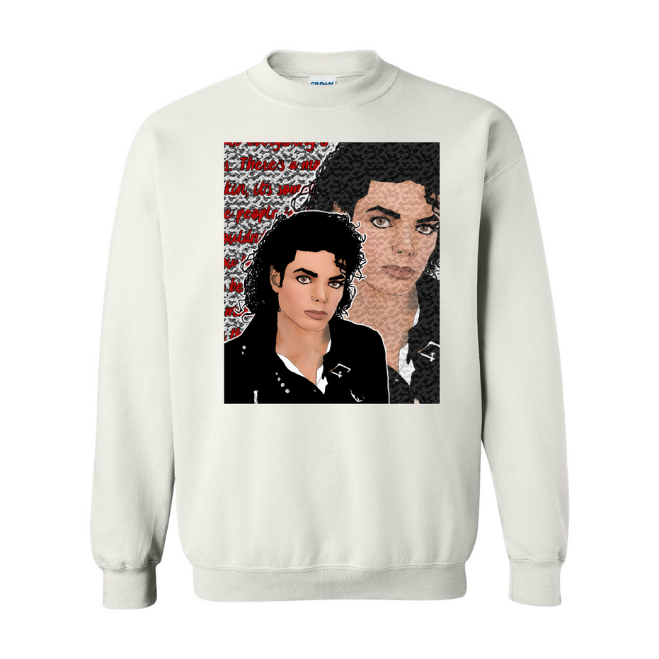 Kimante Michael Jackson Crewneck Sweatshirt - Kimante Discounted Fashionionable clothing 