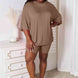 Basic Bae Full Size Soft Rayon Three-Quarter Sleeve Top and Shorts Set