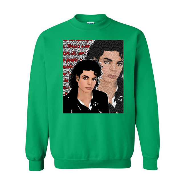 Kimante Michael Jackson Crewneck Sweatshirt - Kimante Discounted Fashionionable clothing 
