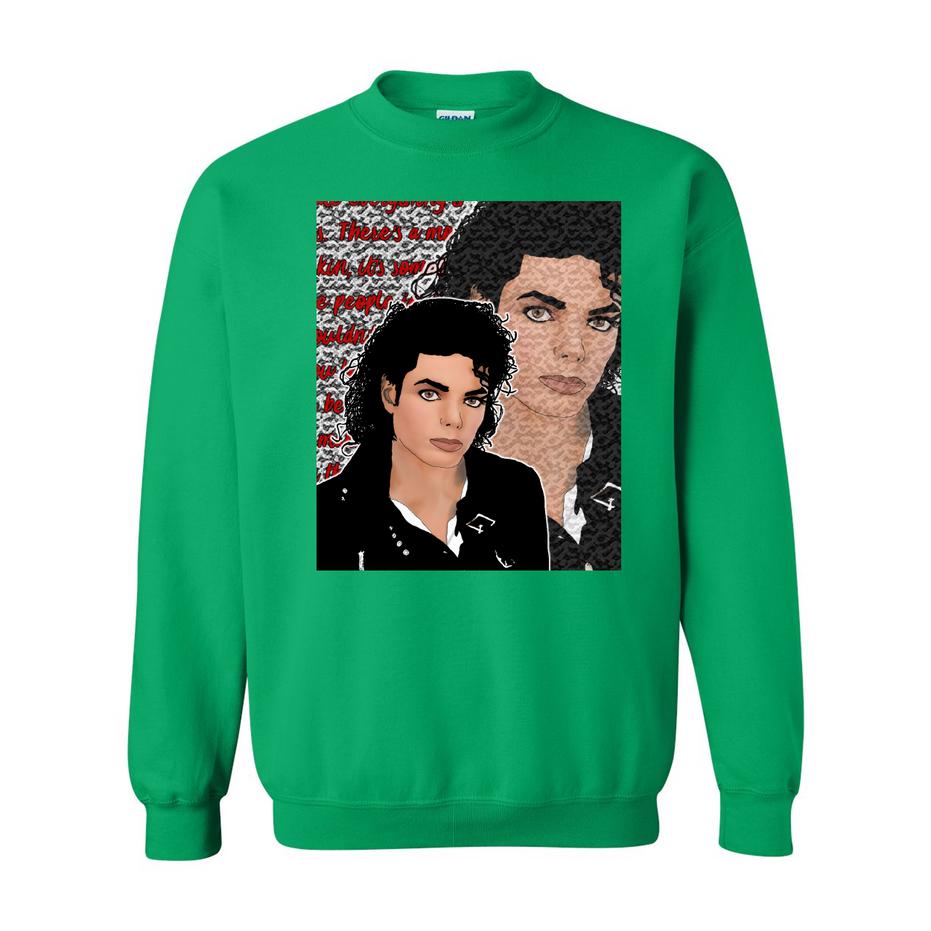 Kimante Michael Jackson Crewneck Sweatshirt - Kimante Discounted Fashionionable clothing 