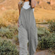 Double Take Full Size V-Neck Sleeveless Jumpsuit with Pockets