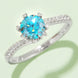 1 Carat Moissanite 925 Sterling Silver Ring