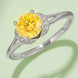 1 Carat Moissanite 4-Prong 925 Sterling Silver Ring