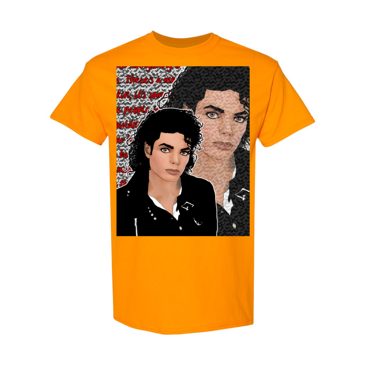 Kimante Michael Jackson Heavy Cotton T-Shirt - Kimante Discounted Fashionionable clothing 