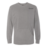 French Terry Kimante Black Logo Crewneck - Kimante Discounted Fashionionable clothing 