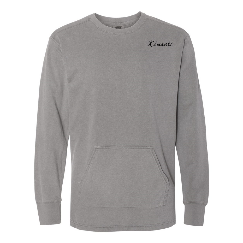 French Terry Kimante Black Logo Crewneck - Kimante Discounted Fashionionable clothing 