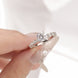 1 Carat Moissanite 925 Sterling Silver Ring