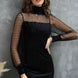 Turtleneck Long Sleeve Dress