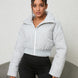Houndstooth Zip-Up Jacket