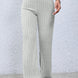 Basic Bae Full Size Ribbed High Waist Flare Pants