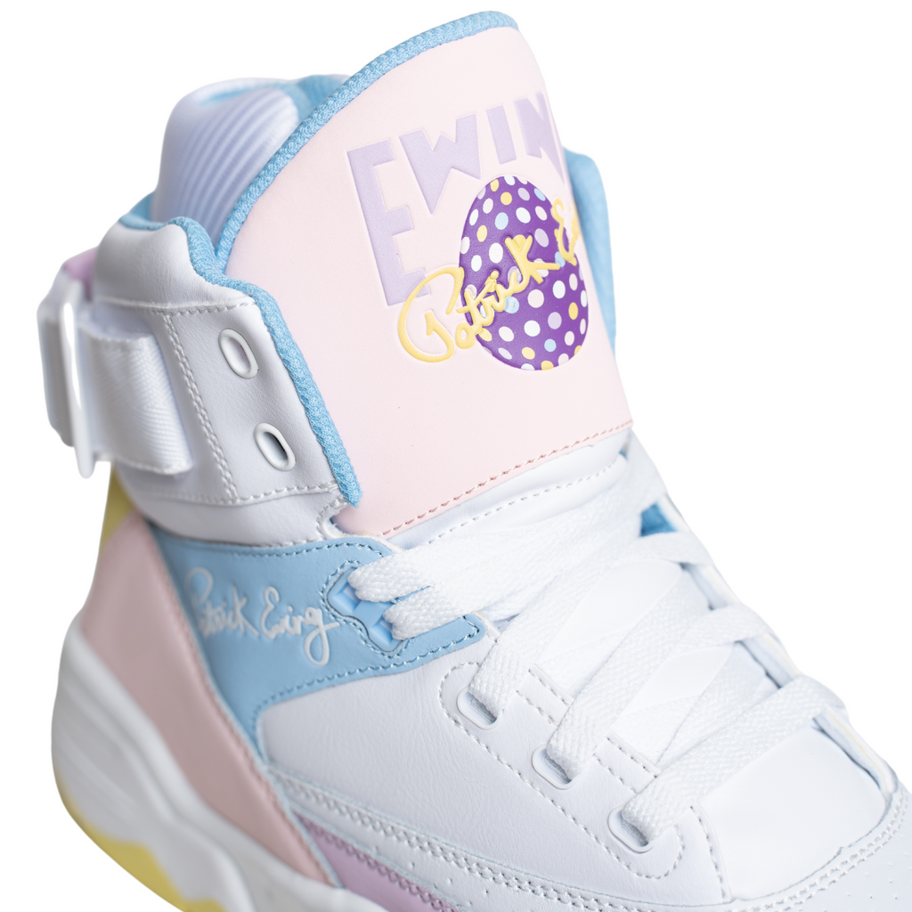33 HI White/Orchid/Limelight EASTER by Ewing Athletics